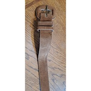 Barcelona Brown Suede Belt 34"